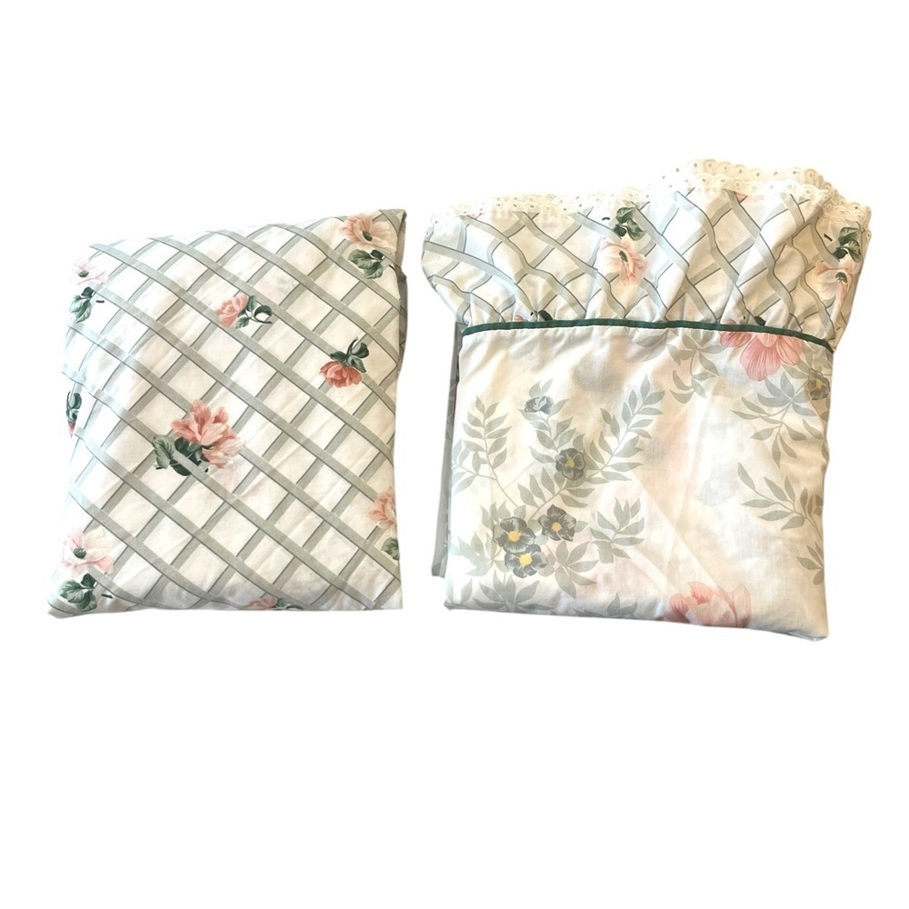 Vintage Springmaid Full Floral Patterned Bedding Set No Shams
